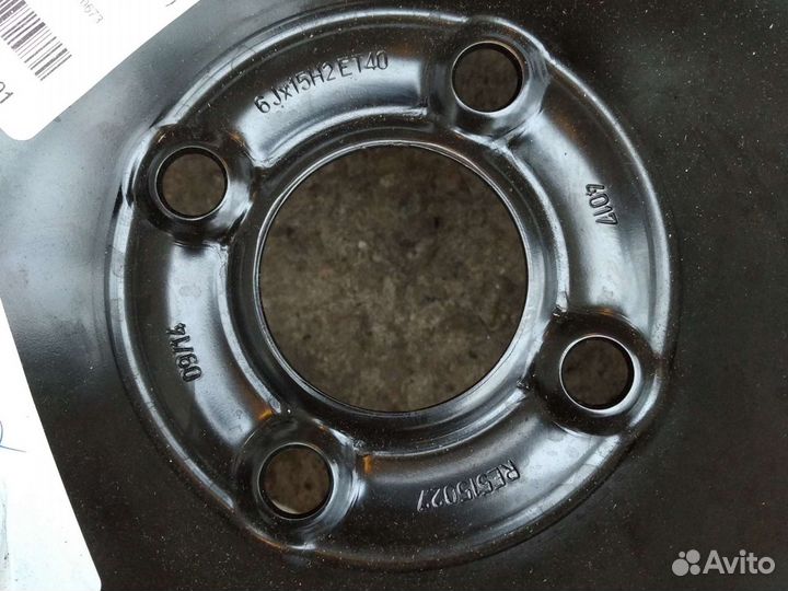 Диск R15 на Renault Logan, Largus, Vesta, Hyundai