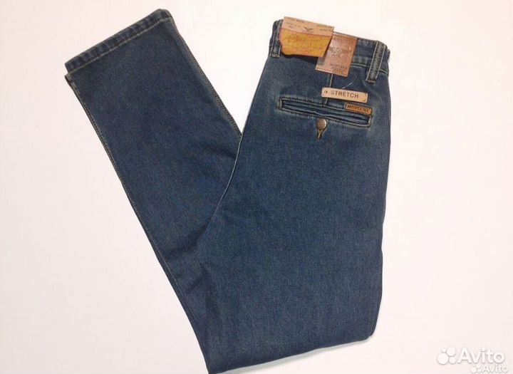 Джинсы Хулиганы Montana с зелен. Отливом