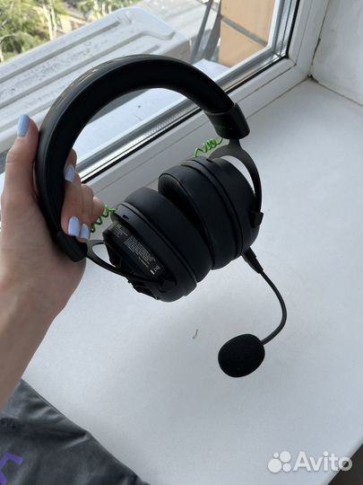 Наушники игровые с микрофоном новые