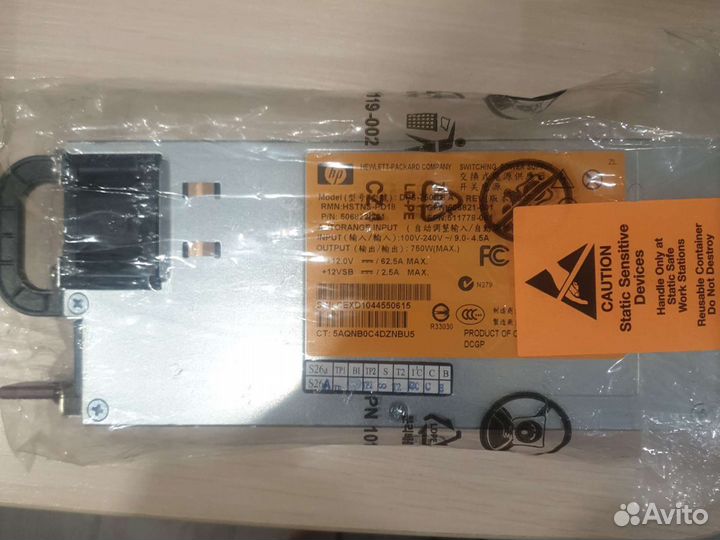 Блок питания для сервера HP DPS-750 RB A 750 W