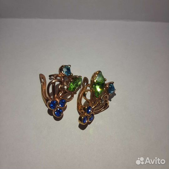 Серьги серебро