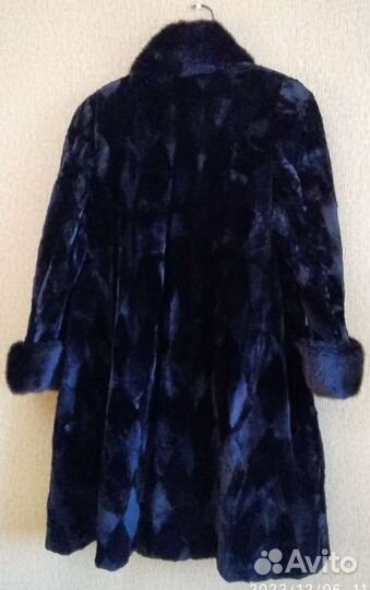 Шуба кролик/стриженная норка/норка