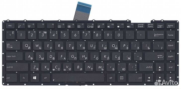 Клавиатура asus X450LN чёрная, OEM