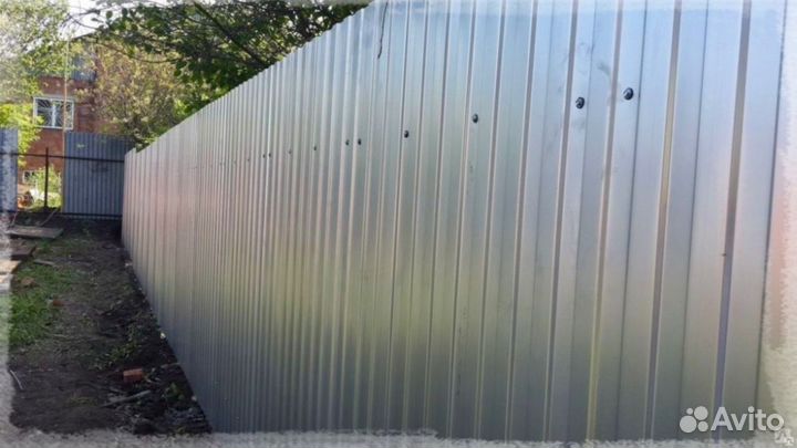 Забор из профлиста