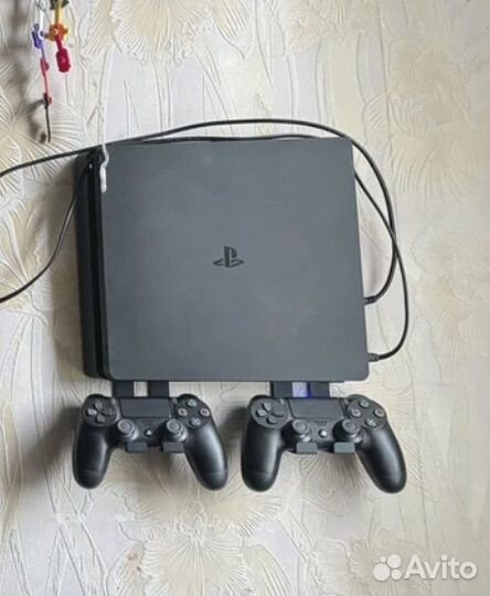 Sony playstation 4 slim 1tb 2 геймпада