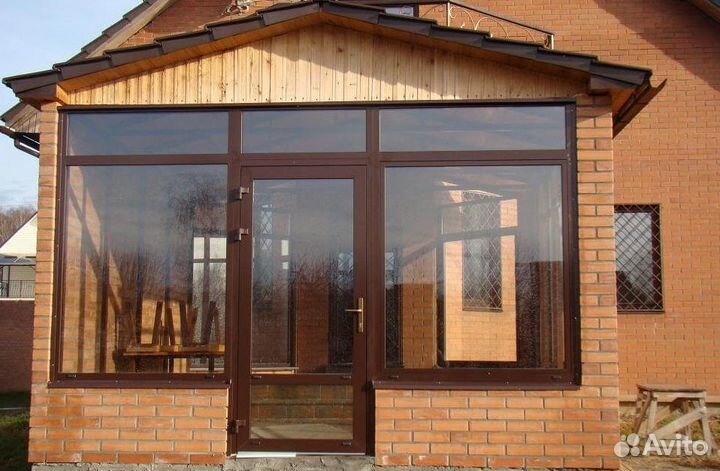 Остекление терассы с отделкой