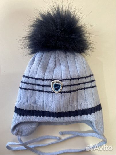 Шапка для мальчика новая 44 46