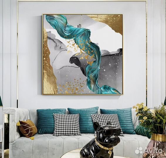 Картина маслом на холсте ручная работа абстракция