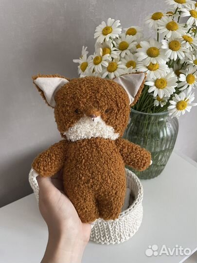 Лисята ручной работы, мягкая игрушка ручной работы