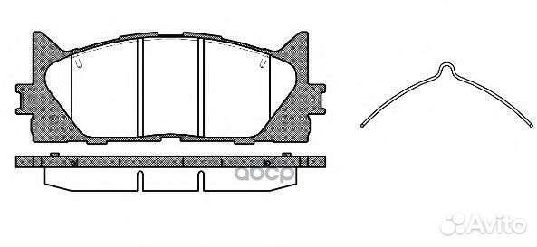 1233 00 GDB3429D2270-01 0446533450 колодки