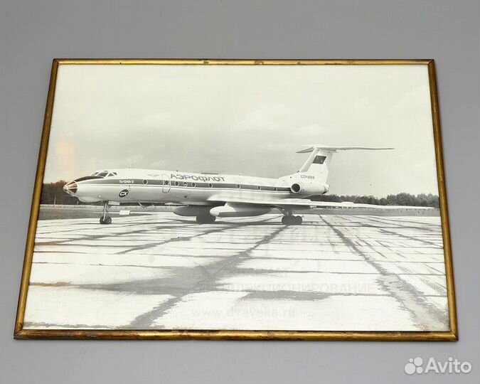 Фотография в рамке «Аэрофлот. Самолет Ту-134А-3»
