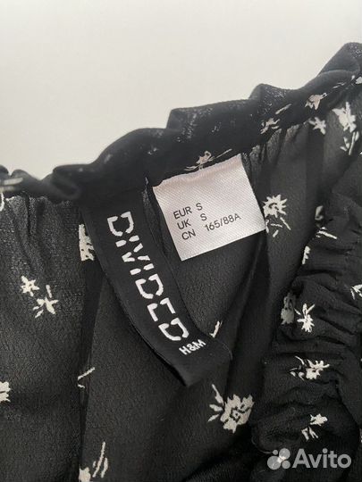 Блуза hm укороченная новая s