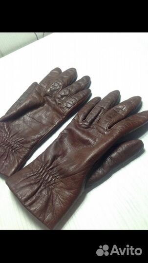 Перчатки кожа