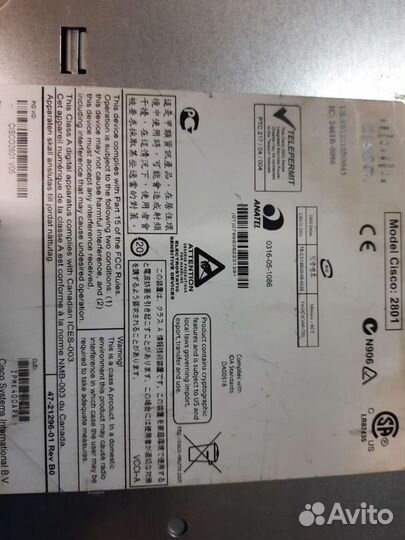 Коммутатор-маршрутизатор Cisco 2800
