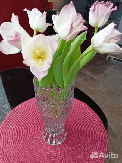 Ваза хрустальная