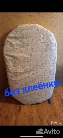 Детская кроватка с маятником круглая