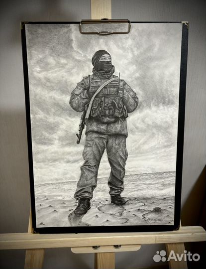 Портрет карандашом по фото на заказ