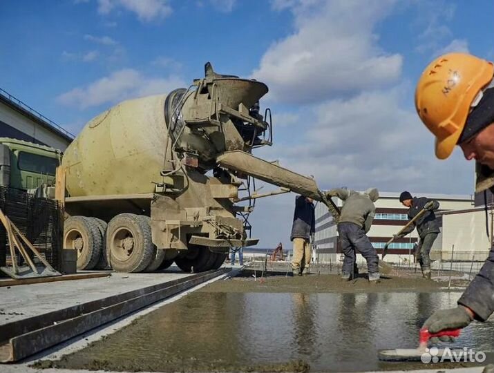 Бетон. Раствор. Насос. Транспортерная лента