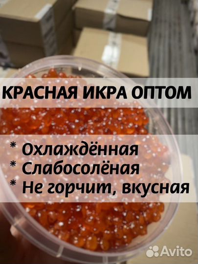 Икра красная опт от поставщика