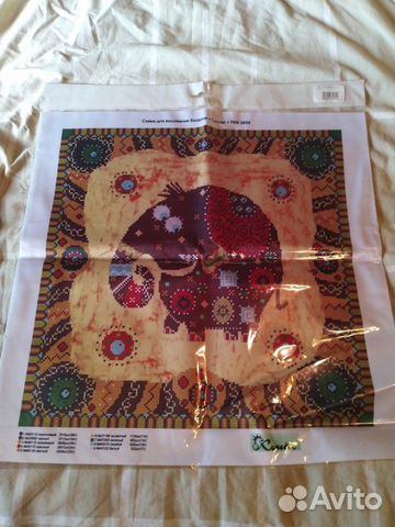 Канва для вышивки бисером 7 штук