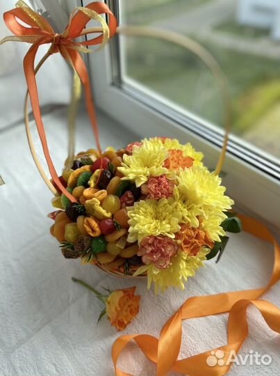 Букет в шлапной коробке