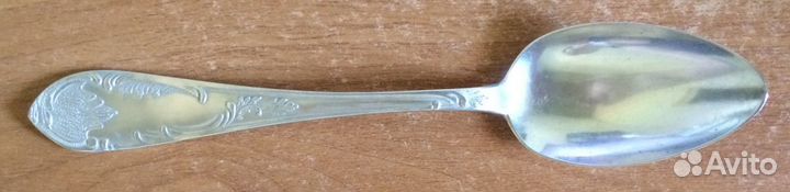 Серебряная столовая ложка. 