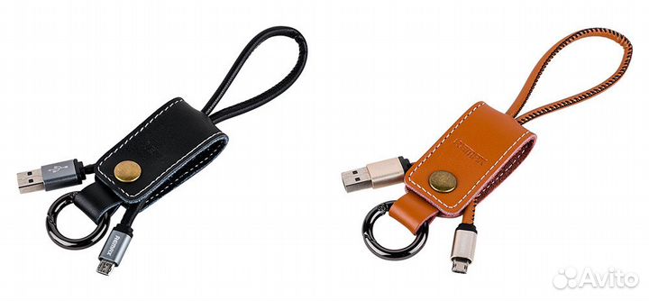 Кабель брелок micro usb 32см Remax Western RC-034m