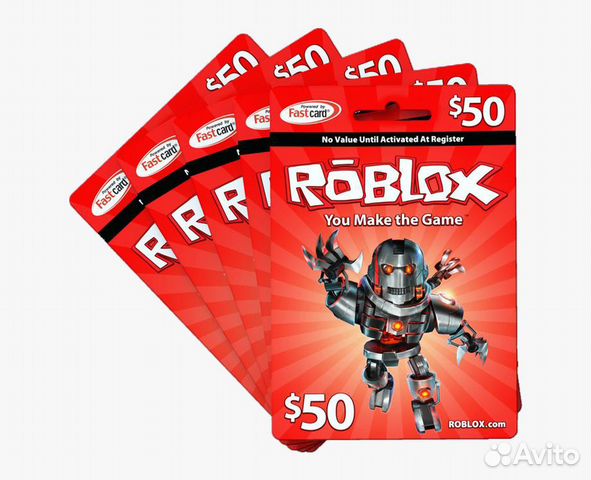 Подарочная карта Roblox Робуксы Россия купить в Москве | Электроника ...