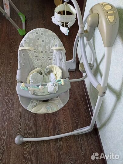 Детские электронные качели бу