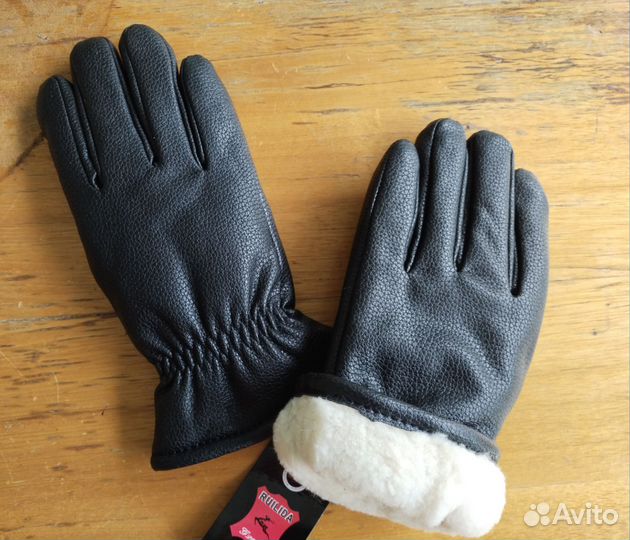 Перчатки мужские кожаные