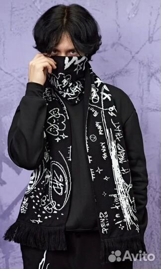 Мужской шарф trash beautiful