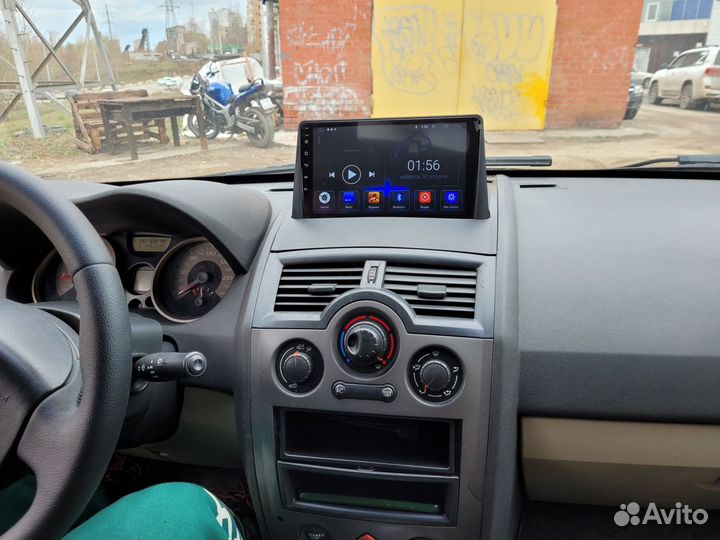 Android магнитола для Renault Megane 2, есть Teyes