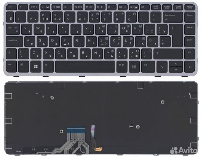 Клавиатура HP EliteBook Folio 1040 G1 черная