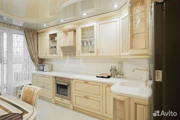 Кухонный гарнитур эмаль / патина