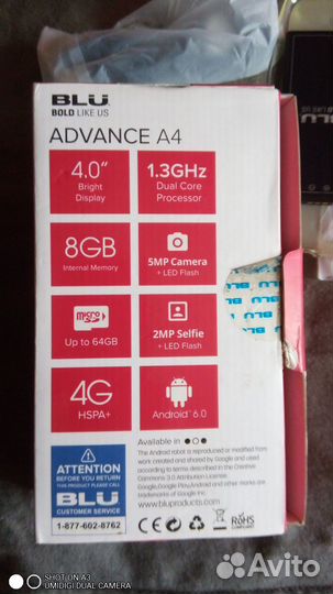 Смартфон BLU Advance A4