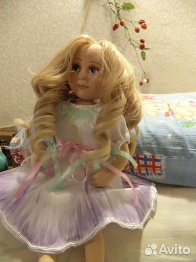 Кукла текстильная интерьерная ручной работы