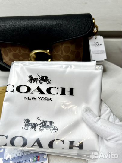 Сумка натуральная кожа coach