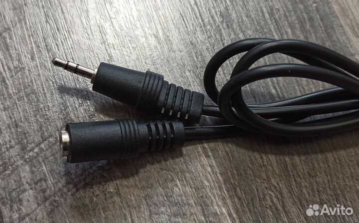 Кабель удлинительный 3.5 mm jack (розетка - вилка)