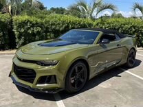 Аренда, прокат кабриолета Chevrolet Camaro Хаки 3