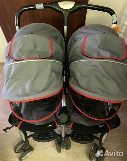 Продам коляску для двойни jetem