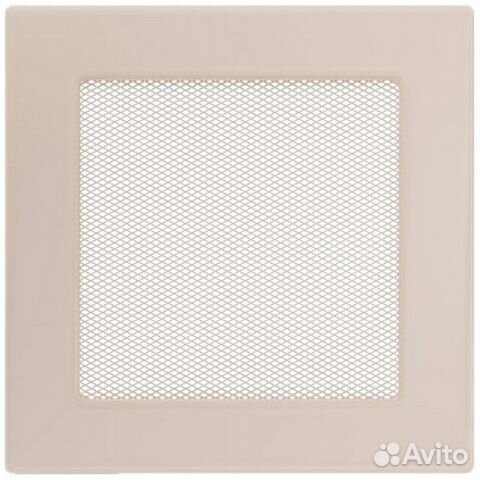 Решетка вентиляционная кремовая 17х17