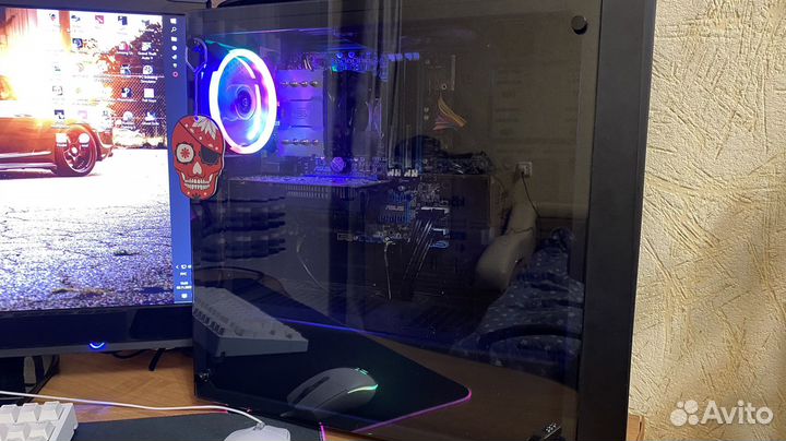 Игровой компютер+мышь+клавиатура+монитор