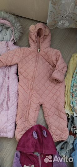 Вещи и обувь пакетом для девочки 80-98