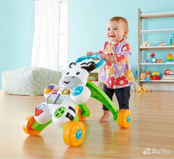 Игрушка ходунки зебра fisher-price