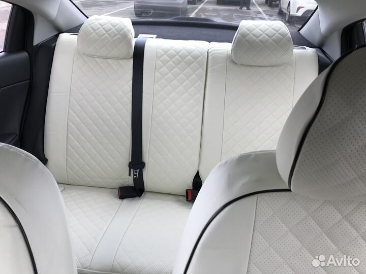 Чехлы из экокожи Автопилот Kia Rio 2017г.Ромб