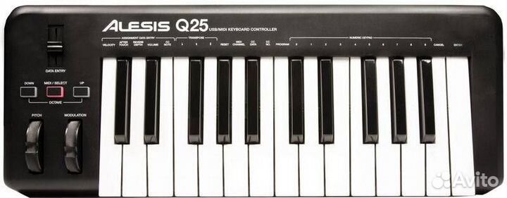 Alesis Q25 миди-клавиатура 25 клавиш