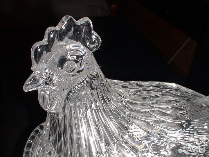 Хрустальная шкатулка/конфетница 