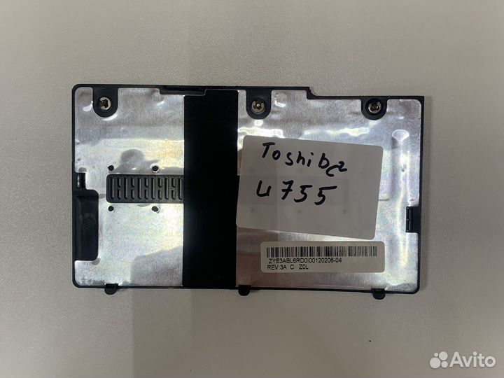 Сервисная крышка ноутбука toshiba l755