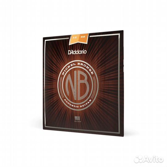 D'addario NB1256 - струны для акустической гитар
