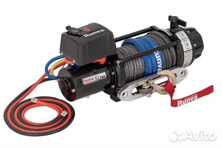 Лебедка 12V Runva 9500lbs 4350кг синт. EWB9500USR